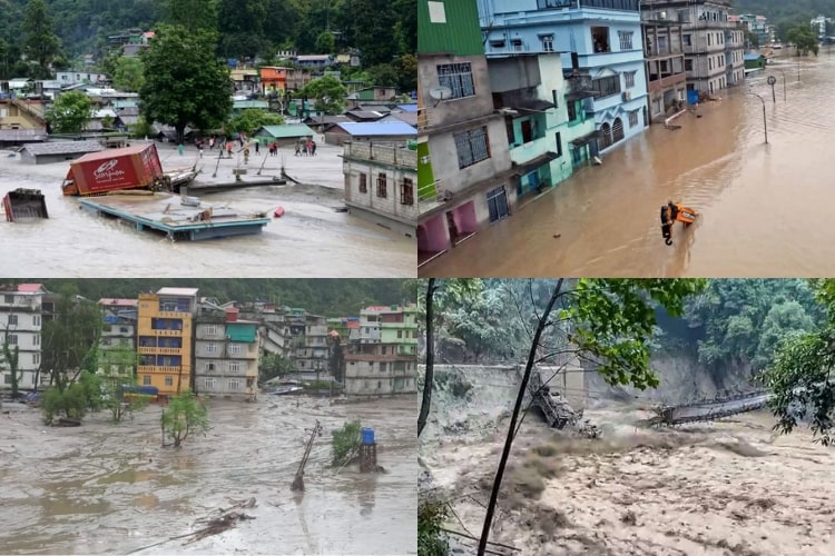  A Desolation Unseen: Sikkim, A Realm Underwater, Grapples with Catastrophic Floods and Power Outages